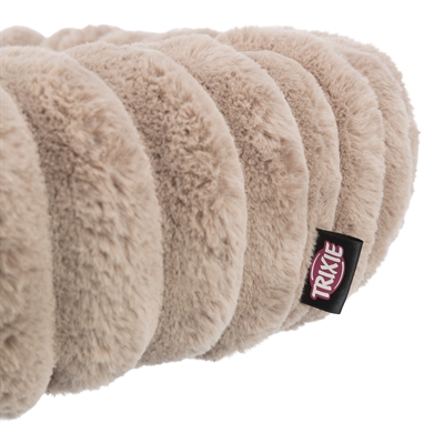 Trixie Lonni Ronde Hondenmand Ribfluweel | Lichtbruin
