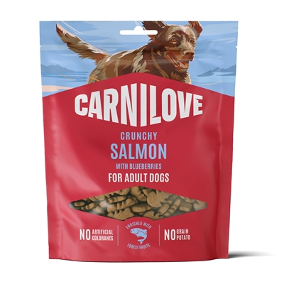 Carnilove Crunchy Zalm & Blauwe Bes | Hondensnacks