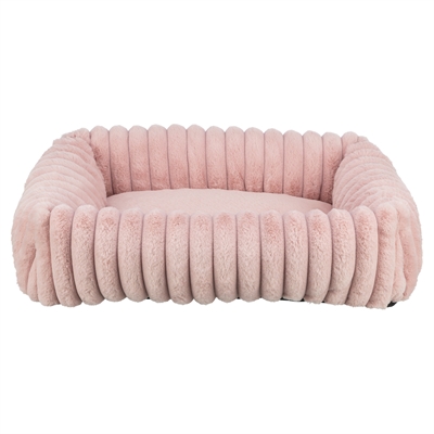 Trixie Lonni Hondenmand Ribfluweel | Roze