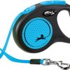 Flexi New Classic Neon Tape Rollijn | Zwart/Blauw