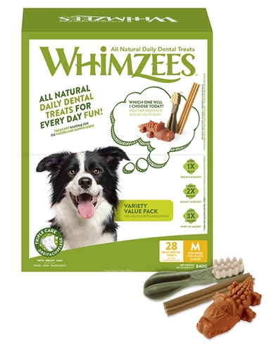 WHIMZEES Variety Box | Dental Kauwsnacks voor Honden