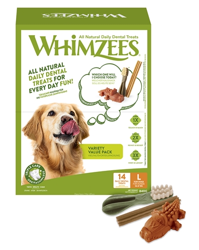 WHIMZEES Variety Box | Dental Kauwsnacks voor Honden