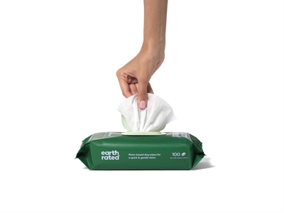 Earth Rated Dog Wipes Lavender | verzorgingsdoekjes