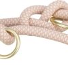 Trixie Soft Rope Verstelbare Hondenriem | Roze/Lichtroze