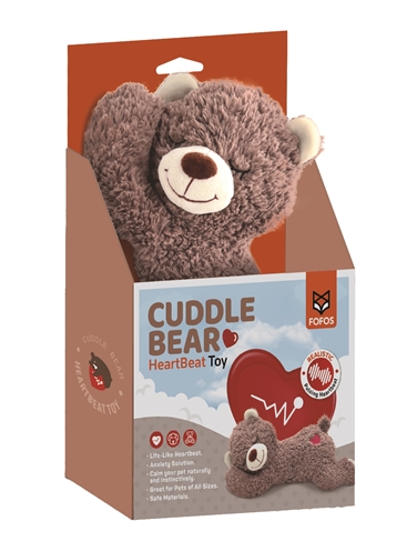Fofos Heartbeat Beer Knuffel met Hartslag voor Puppy’s