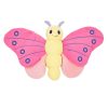 Fofos Jumbo Butterfly Pluche Hondenspeeltje | Roze