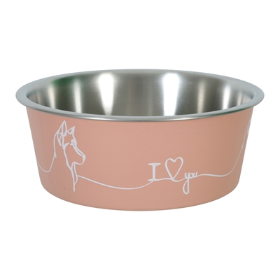 Zolux Love RVS Voerbak voor Hond | Roze