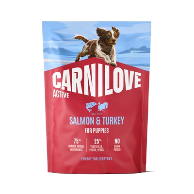Carnilove Active Puppyvoer | Zalm & Kalkoen