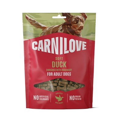 Carnilove Soft Eend & Rozemarijn | Hondensnacks