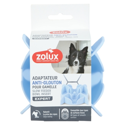 Zolux Slowfeeder Inzetstuk voor Voerbak | Lichtblauw