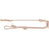 Trixie Soft Rope verstelbare hondenriem roze en lichtroze